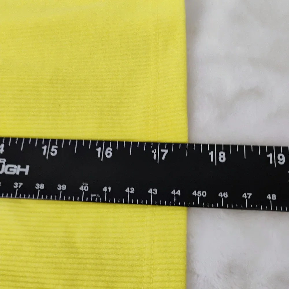Justice Pac-Man Ribbed Tank Top Girls Size L 12/14 Yellow‎ Sleeveless Graphic T